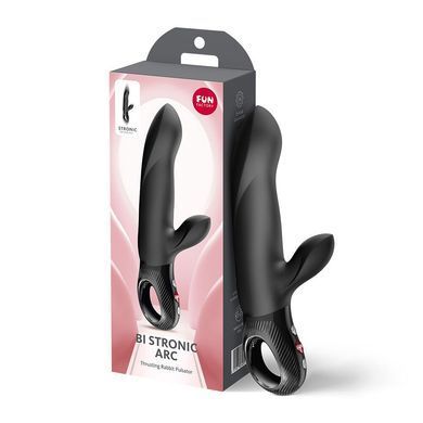 Пульсатор з вібрацією Fun Factory Bi Stronic Arc Black чорний - фото