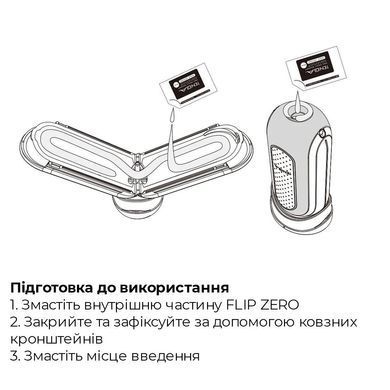 Tenga Flip Zero GRAVITY White - мастурбатор білий - фото