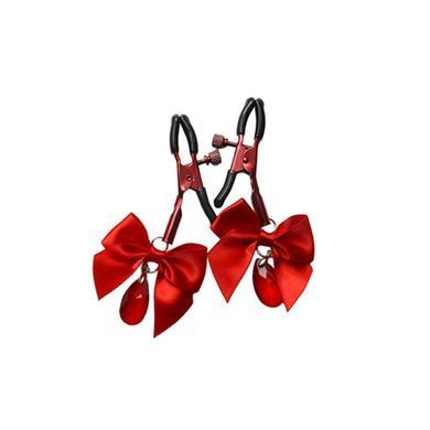Затискачі для сосків Art of Sex Flirty Bow червоні - фото