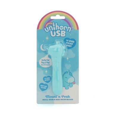 Минивибратор-единорожка Unihorn USB Bullet Mount'n Peak - фото