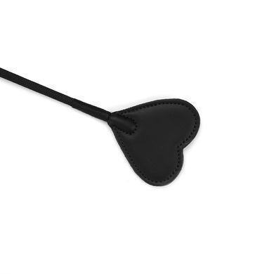 Стек сердце Liebe Seele Black Organosilicon Riding Crop - фото