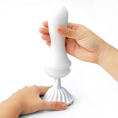 Мастурбатор Tenga FLEX silky white білий - фото