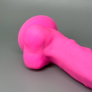 Фалоімітатор, що світиться, SilexD Johnny Pink Glow in the dark (17,6 см) (пом'ята упаковка) - фото