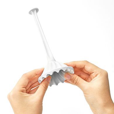 Мастурбатор Tenga FLEX silky white білий - фото