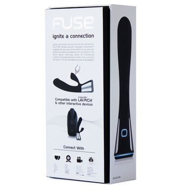 Kiiroo Ohmibod Fuse - інтерактивний вібратор-кролик чорний - фото