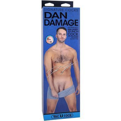 Фалоімітатор Doc Johnson Signature Cocks Dan Damage 10 inch UltraSkyn (25,4 см) - фото