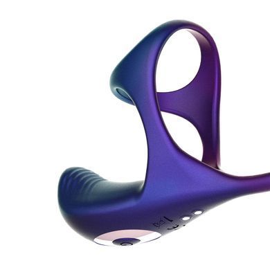 Ерекційне віброкільце з віброяйцем Hueman Halo Orbit Cock Ring With Ball Stimulator and Bullet Vibrator - фото