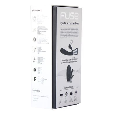 Kiiroo Ohmibod Fuse - інтерактивний вібратор-кролик чорний - фото