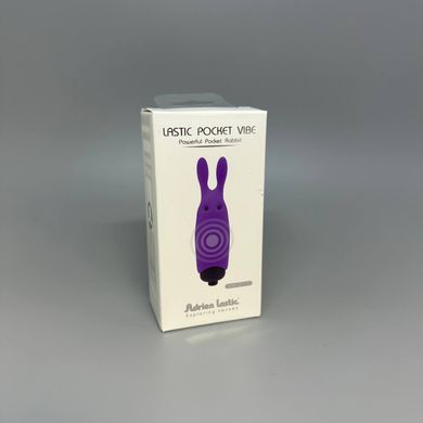 Минивибратор Adrien Lastic Pocket Vibe Rabbit фиолетовый - фото