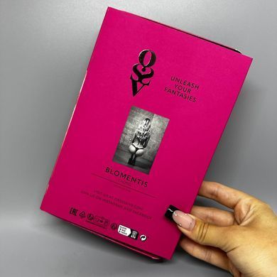 Трусики Obsessive Blomentis thong XS/S чорні