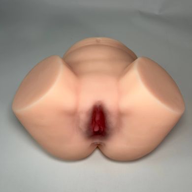 Мастурбатор напівторс анус та вагіна Real Body Real Sophia з вібрацією, вакуумом і звуком - фото