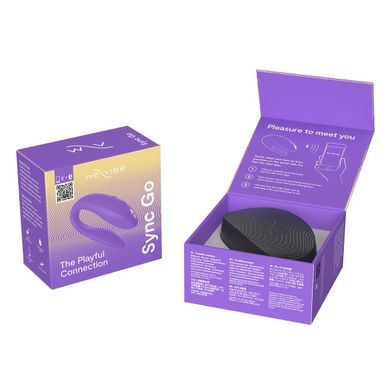 We-Vibe Sync GO Light Purple - смарт-вібратор для пар фіолетовий - фото