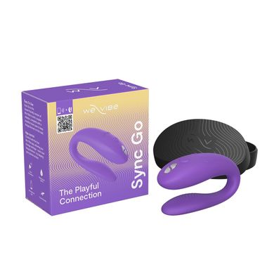 We-Vibe Sync GO Light Purple - смарт-вібратор для пар фіолетовий - фото