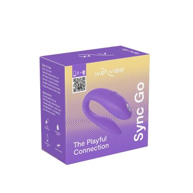 We-Vibe Sync GO Light Purple - смарт-вібратор для пар фіолетовий - фото