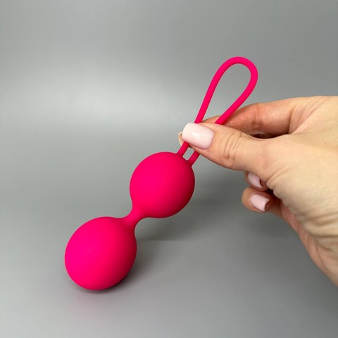 Вагинальные шарики Dorcel Dual Balls Magenta - фото