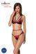 Комплект белья Passion PEONIA SET red S/M - фото товара