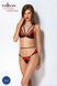 Комплект белья Passion PEONIA SET red S/M - фото товара