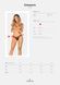 Трусики Obsessive Chemeris thong XL/2XL чорні