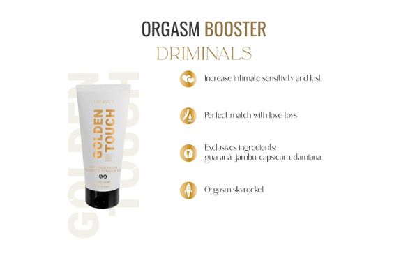 Крем-бустер для клитора Driminals Golden Touch Orgasm Booster 100 мл - фото