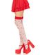 Панхохи Leg Avenue Polka Dot Mushroom Thigh Highs One Size - фото товару