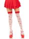 Панхохи Leg Avenue Polka Dot Mushroom Thigh Highs One Size - фото товару