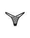 Трусики Obsessive Chemeris thong XL/2XL чорні
