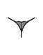 Трусики Obsessive Chemeris thong XL/2XL чорні