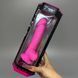 Фалоімітатор, що світиться, SilexD Johnny Pink Glow in the dark (17,6 см) (пом'ята упаковка) - фото товару