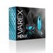 Анальная пробка с вибрацией черного цвета Rocks Off Men-X Varex - 3 см - фото товара