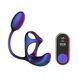 Ерекційне віброкільце з віброяйцем Hueman Halo Orbit Cock Ring With Ball Stimulator and Bullet Vibrator - фото товару