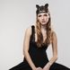 Маска кішечки з екокожі Bijoux Indiscrets MAZE Cat Ears