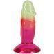 Фалоімітатор Doc Johnson Crystal Jellies 4,5 Inch Classic Dong Rainbow 12,1 см - фото товару