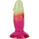 Фалоімітатор Doc Johnson Crystal Jellies 4,5 Inch Classic Dong Rainbow 12,1 см - фото товару