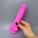 Фалоімітатор, що світиться, SilexD Johnny Pink Glow in the dark (17,6 см) (пом'ята упаковка) - фото товару