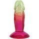 Фалоімітатор Doc Johnson Crystal Jellies 4,5 Inch Classic Dong Rainbow 12,1 см - фото товару