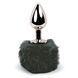 Анальная пробка с хвостиком Black (2,5 см) FeelzToys Bunny Tails Butt