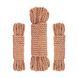Мотузки для шибарі в наборі Rosy Gold Bondage Rope Set (5; 5; 10 м)
