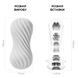 Мастурбатор Tenga FLEX silky white білий - фото товару