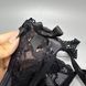 Трусики Obsessive Blomentis thong XS/S чорні