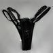 Трусики Obsessive Blomentis thong XS/S чорні
