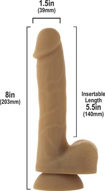 Фаллоимитатор ADDICTION ANDREW 8" Bendable Dong Caramel (20,3 см) - фото