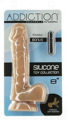 Фаллоимитатор ADDICTION ANDREW 8" Bendable Dong Caramel (20,3 см) - фото