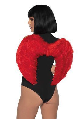Крылья падшего ангела Leg Avenue Marabou feather devil wings Red