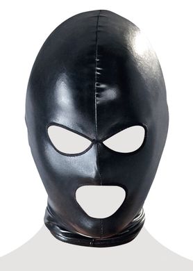 Маска для БДСМ чорна Bad Kitty BDSM head mask black