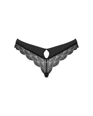 Трусики Obsessive Chemeris panties XS/S черные