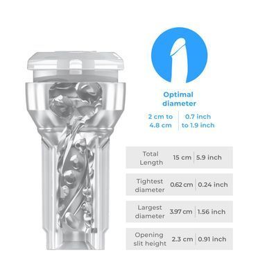 Мастурбатор Kiiroo Feel Pocket Crystal для PowerBlow - фото