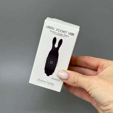 Мінівібратор Adrien Lastic Pocket Vibe Rabbit чорний - фото