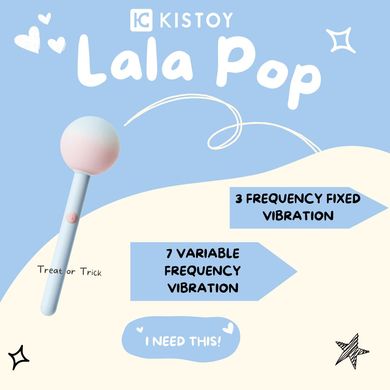 Міні-вібратор KISTOY Lala Pop - фото