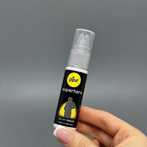 Пролонгуючий гель pjur Superhero Serum (20 мл) - фото