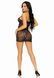 Эротическое платье Leg Avenue Rhinestone halter mini dress OS Black